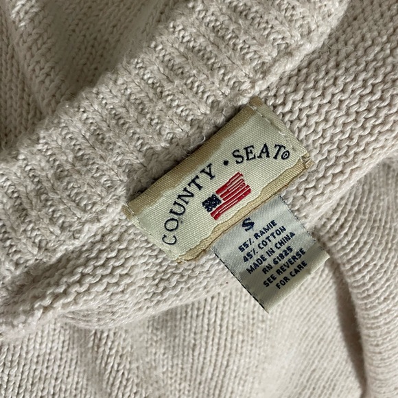 Vintage White Sweater - Picture 5 of 6